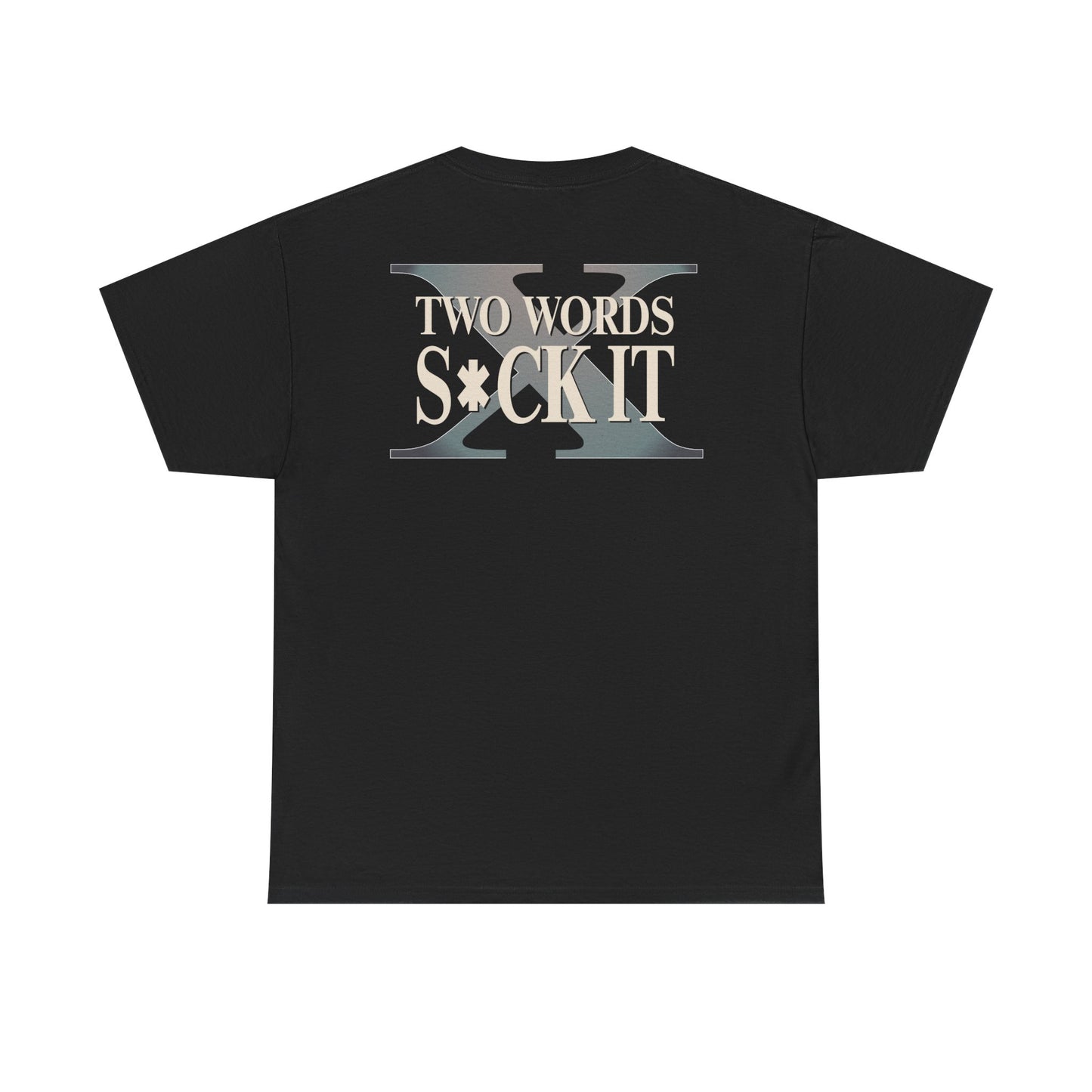 DX D-Generation X Two Words Suck It Classic Logo Black T-shirt