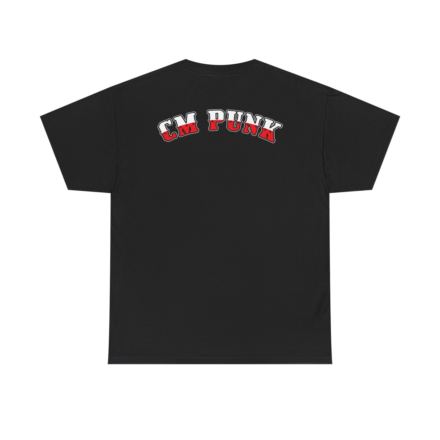 CM Punk Ribs Straight Edge Hard Core Mens Black T-shirt