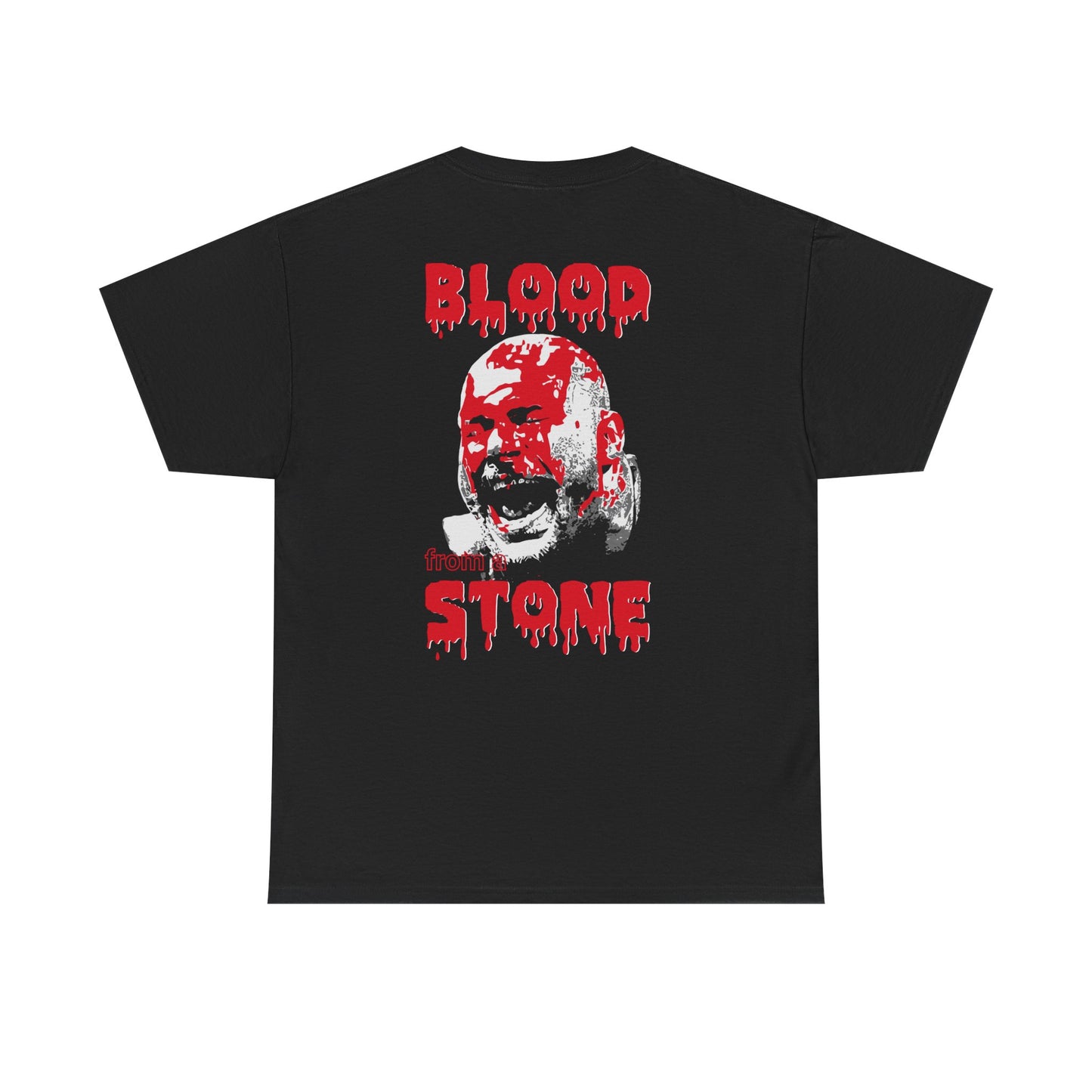 Blood from a Stone Cold Steve Austin Bloody Face Mens Black T-shirt