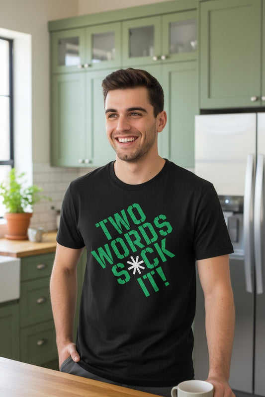 DX D-Generation X Two Words Suck It WWE Mens T-shirt