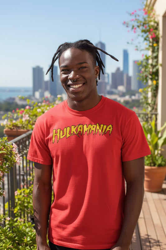 Hulk Hogan Hulkamania Mens Red T-shirt