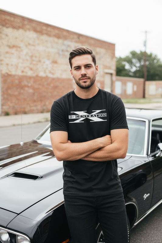 DX D-Generation X Two Words Suck It Classic Logo Black T-shirt