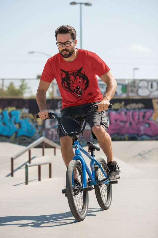 nWo Red Wolfpack New World Order Wolfpac Mens T-shirt