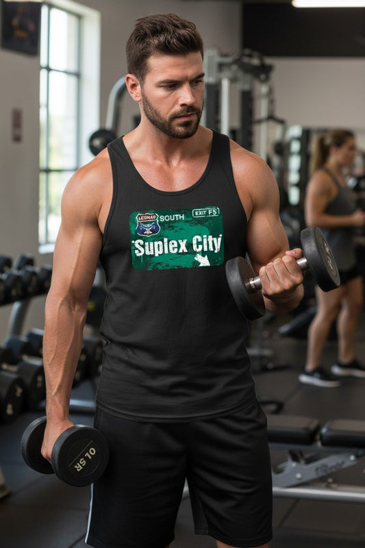 Brock Lesnar Suplex City Mens Sleeveless Muscle T-shirt