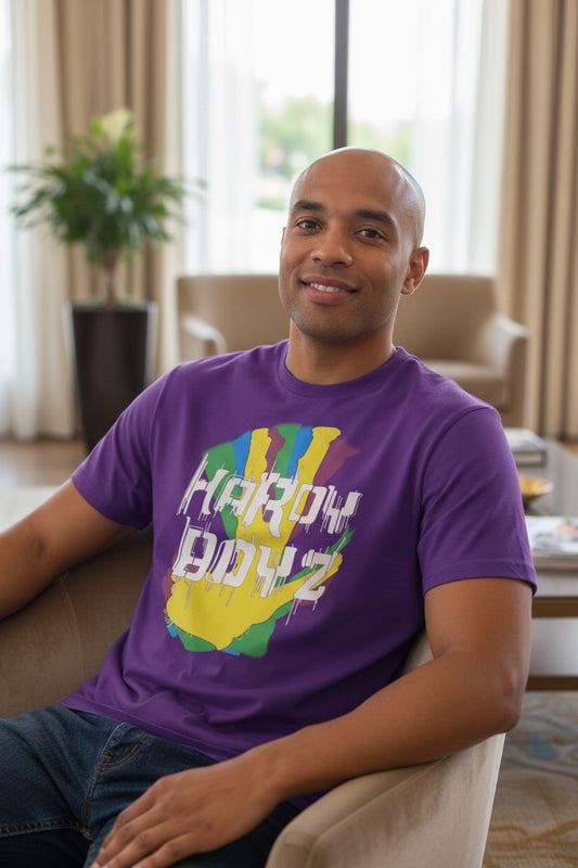 Fear Four Letter Word Purple Matt Jeff T-shirt