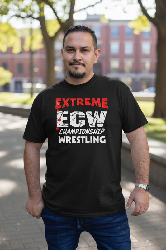 ECW Championship Wrestling Join The Revolution T-shirt