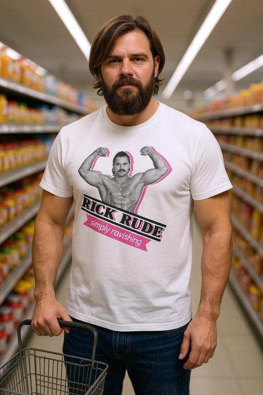 Simply Ravishing Rick Rude White T-shirt
