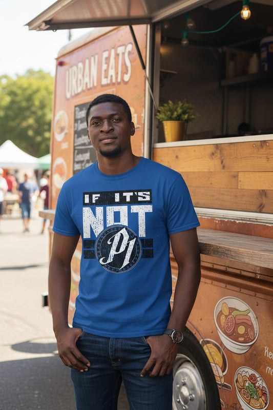 AJ Styles If It's Not P1 They Don't Want None Mens Blue T-shirt