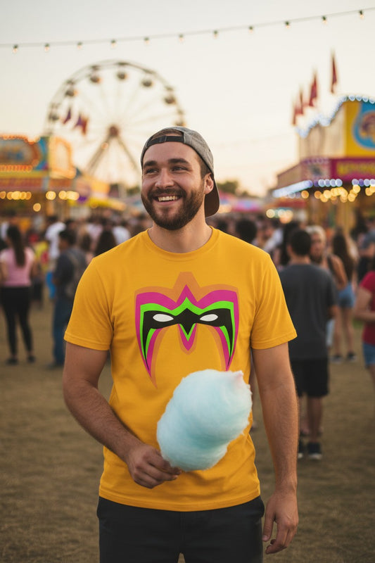 Ultimate Warrior Parts Unknown Mens Yellow T-shirt