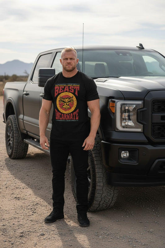 Brock Lesnar Beast Incarnate Back to Break More Mens T-shirt