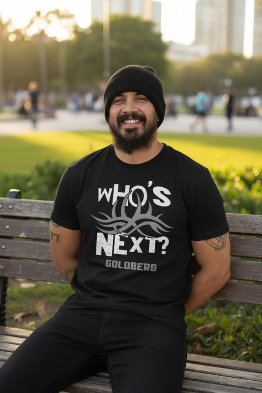 Bill Goldberg Who's Next Graffiti WWE Mens T-shirt