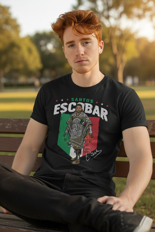 Santos Escobar Flag BlackT-shirt