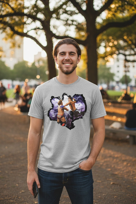 AJ Styles Flying Phenomenal Forearm Grey T-shirt