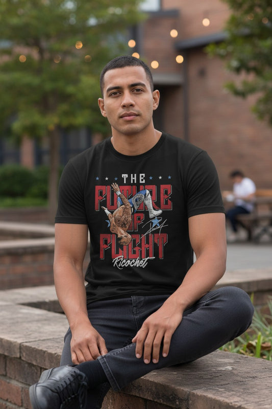 Ricochet Future of Flight Black T-shirt