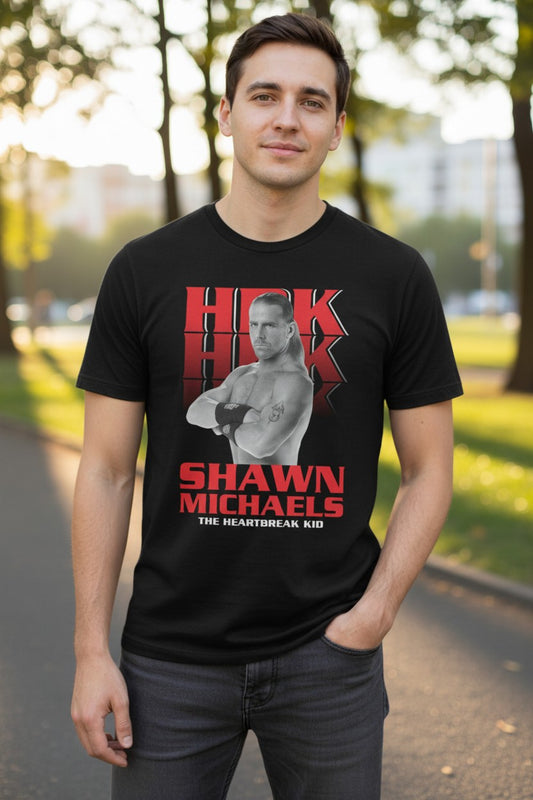 Shawn Michaels Heartbreak Kid Pose Mens T-shirt
