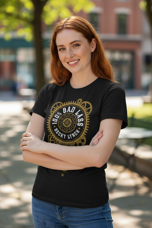 Becky Lynch 100% Bad Lass Black T-shirt