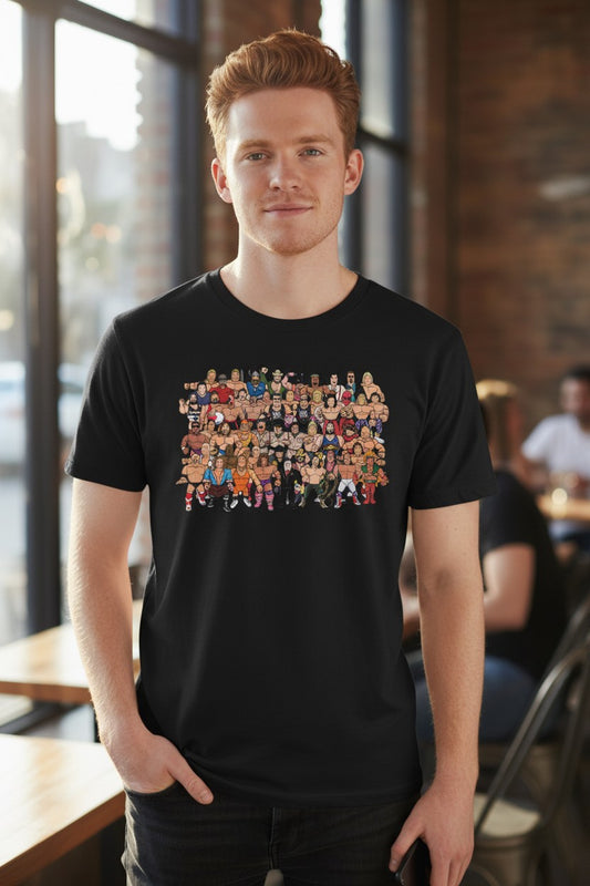 1991 Full WWE Roster Attitude Era T-shirt