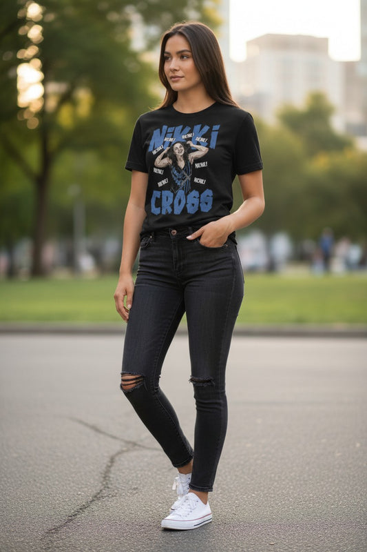 Nikki Cross HeHe Black T-shirt