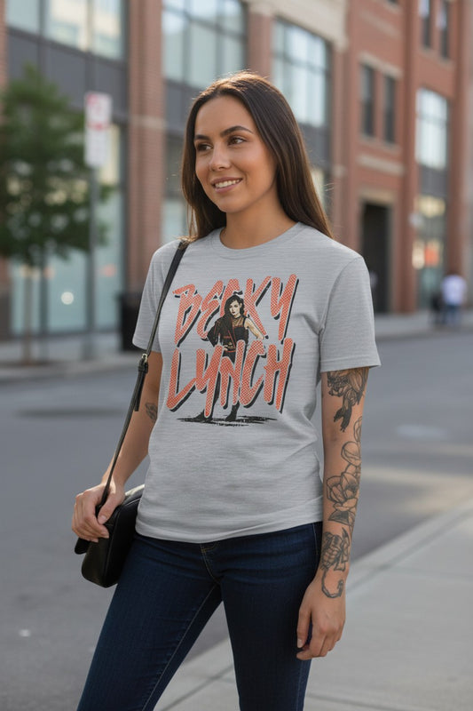 Becky Lynch Big Name Grey T-shirt