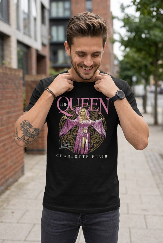 Charlotte Flair The Queen Black T-shirt