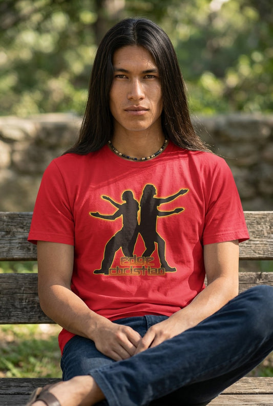 Edge Christian Pose-itively Awesome Red T-shirt