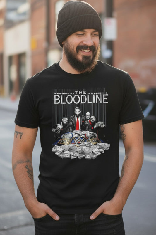 Bloodline Roman Reigns Usos Black T-shirt