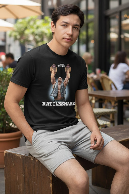 Stone Cold Steve Austin Expect No Mercy Rattlesnake Hands T-shirt