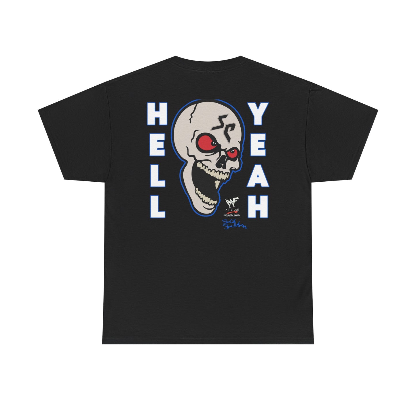 Stone Cold Steve Austin Hell Yeah Skull T-shirt