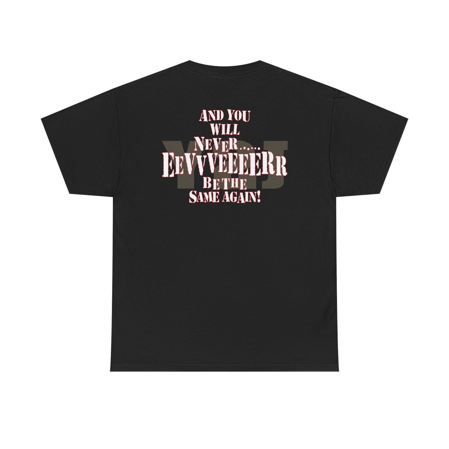 RAW IS Chris JERICHO Never Be The Same Again Mens Black T-shirt