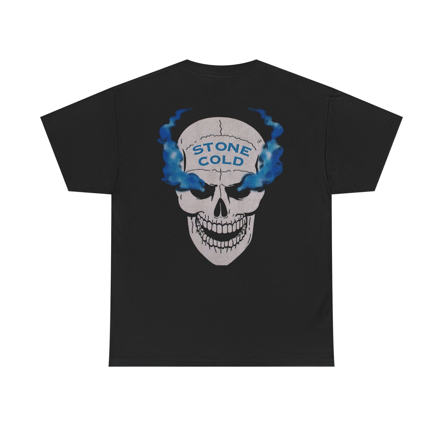 Stone Cold Steve Austin What? Smoking Skull Mens T-shirt