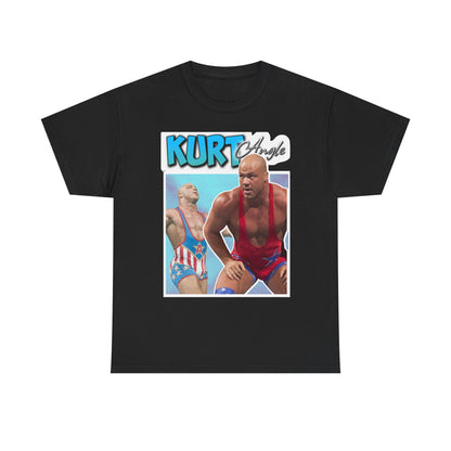 Kurt Angle Blue Logo T-shirt