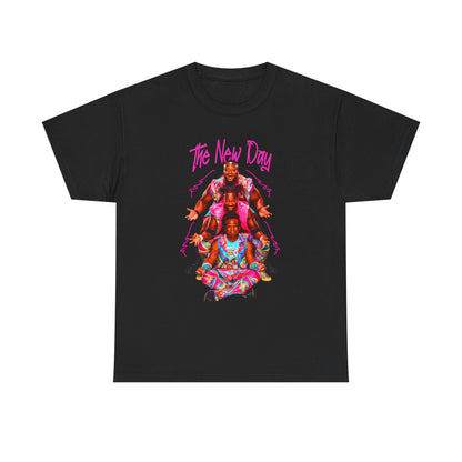 The New Day Purple Name Black T-shirt
