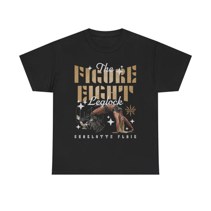 Charlotte Flair Figure Eight Leglock Black T-shirt