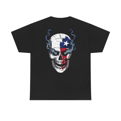 Stone Cold Steve Austin 316 Texas Flag Smoking Skull T-shirt