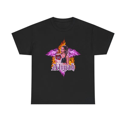 Aliyah WWE Womens Superstar Black T-shirt