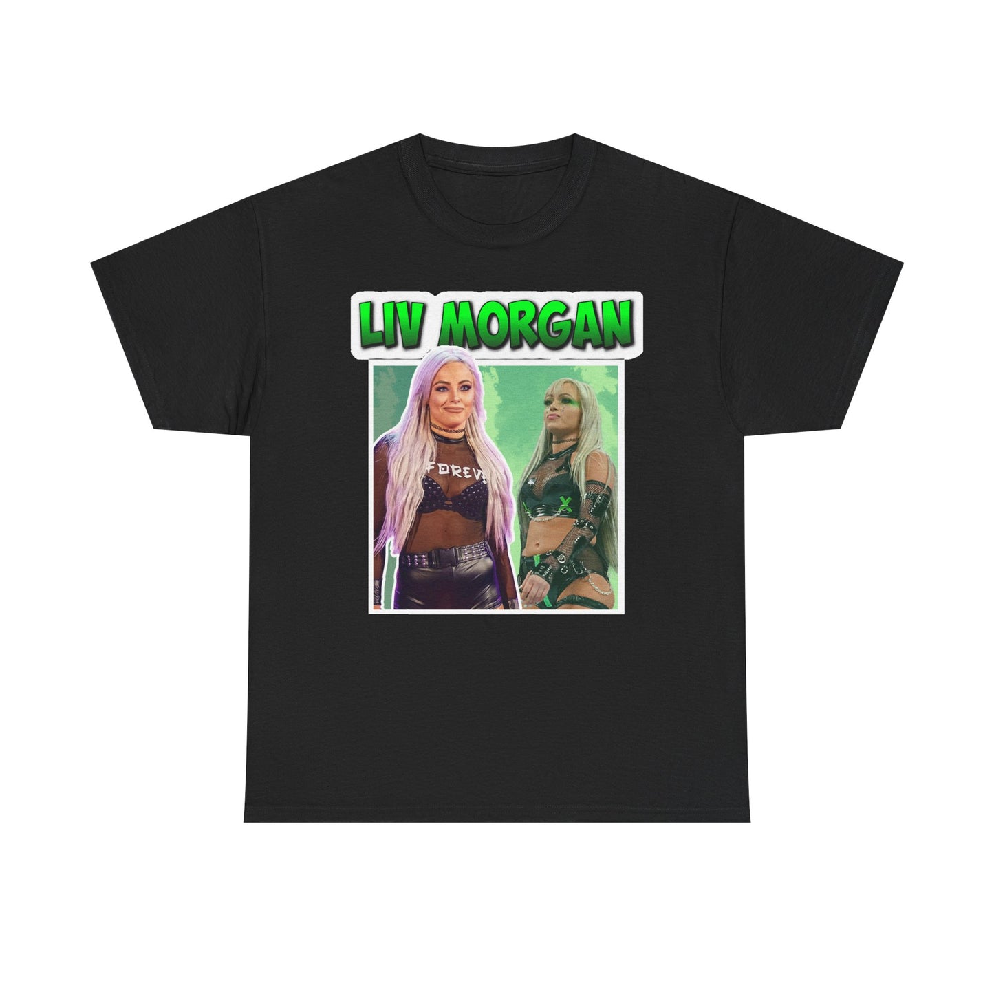 Liv Morgan Green Logo T-shirt