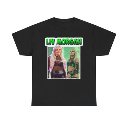 Liv Morgan Green Logo T-shirt