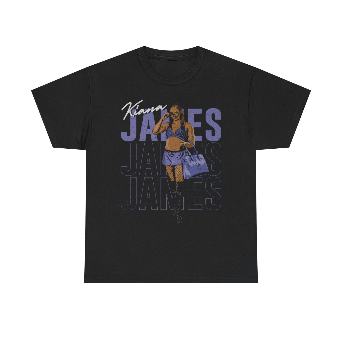 Kiana James Repeat Black T-shirt