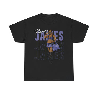 Kiana James Repeat Black T-shirt