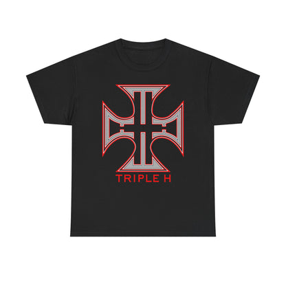 Triple H The Game Cross Logo Black T-shirt