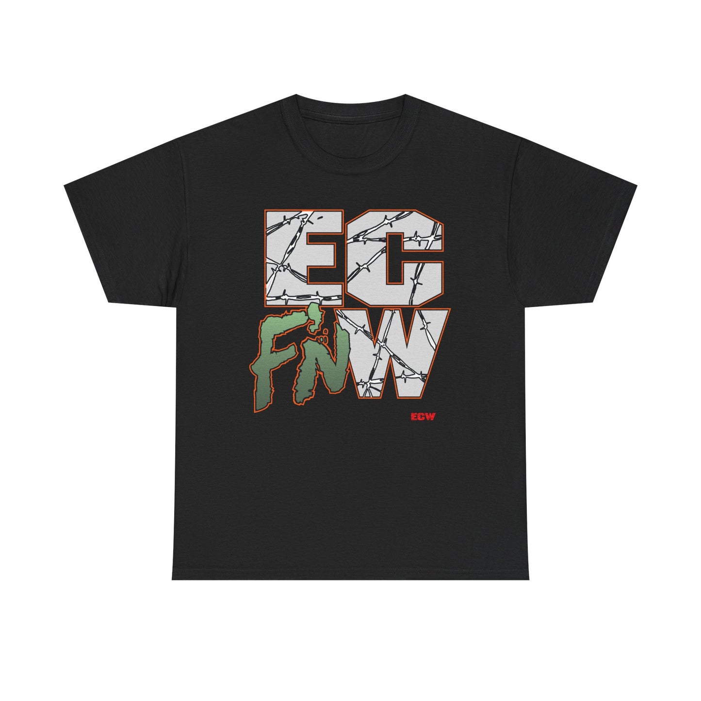 ECW EC F'N W Razorwire Mens Black T-shirt