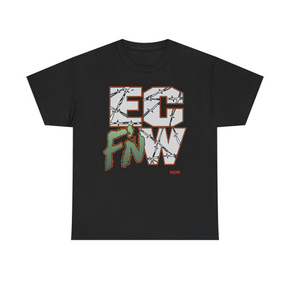ECW EC F'N W Razorwire Mens Black T-shirt