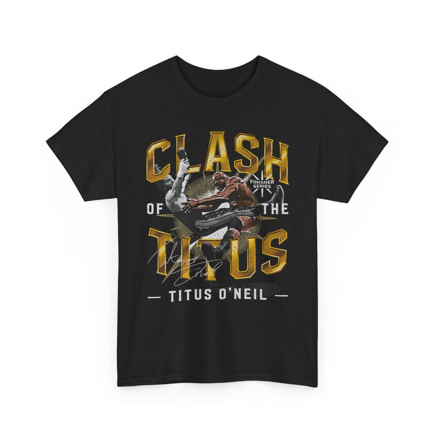 Titus O'Neil Clash Of The Titus Black T-shirt