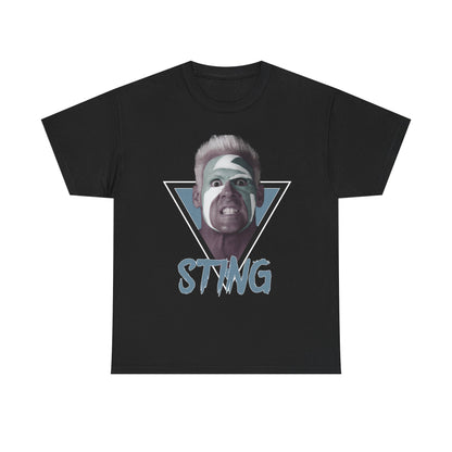 Sting Painted Face Mens Black T-shirt