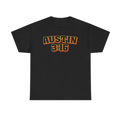 Stone Cold Steve Austin 3:16 Red Skull Black T-shirt