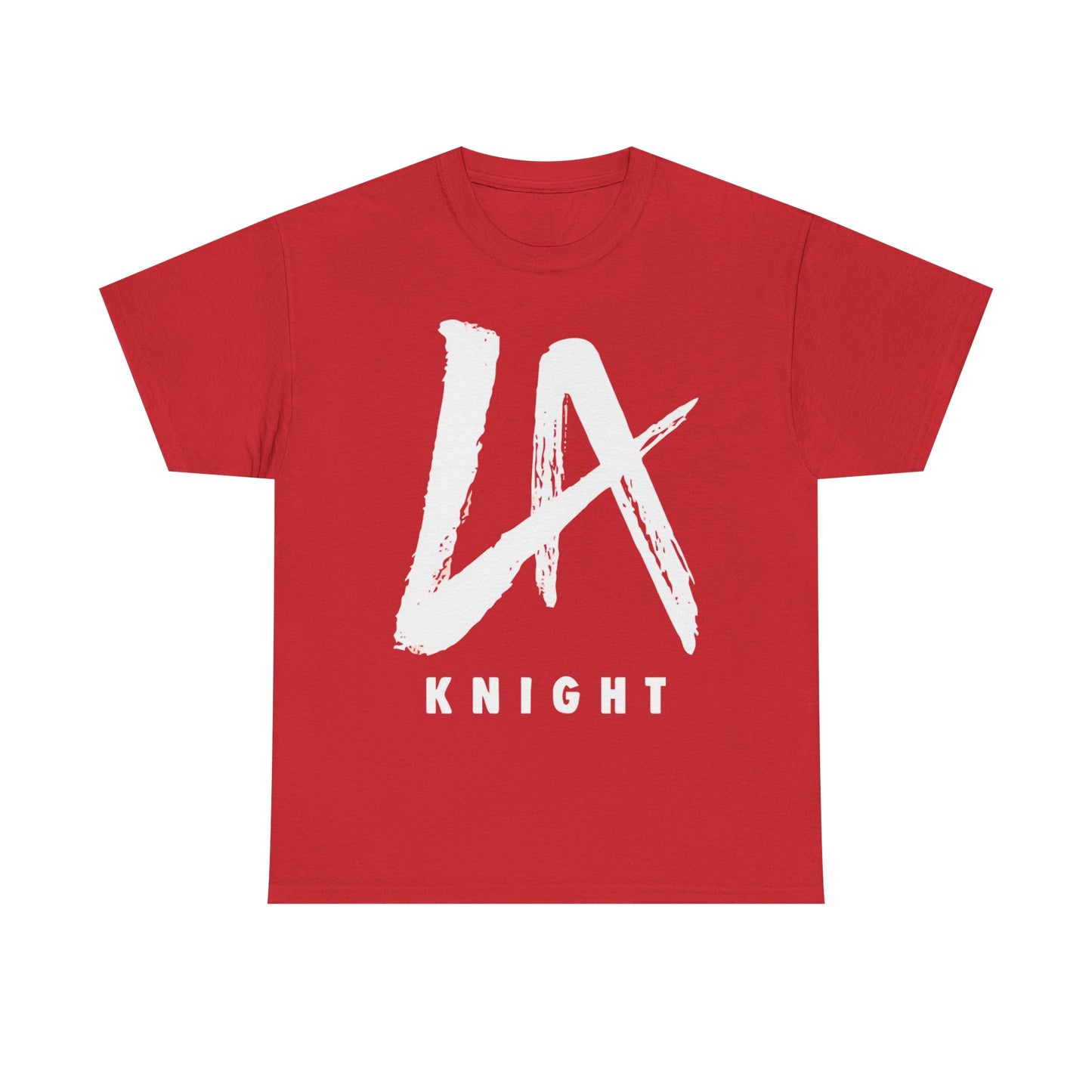 LA Knight Big White Logo Red T-shirt