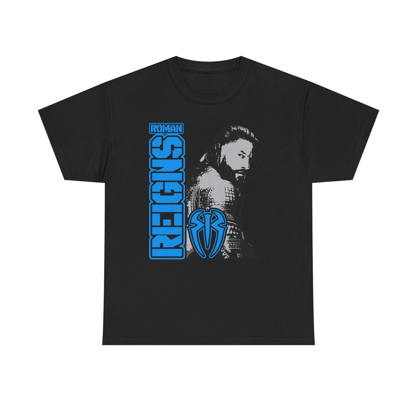 Roman Reigns Big Dog WWE Mens Black T-shirt
