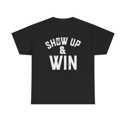 Roman Reigns Show Up and Win Mens Black T-shirt