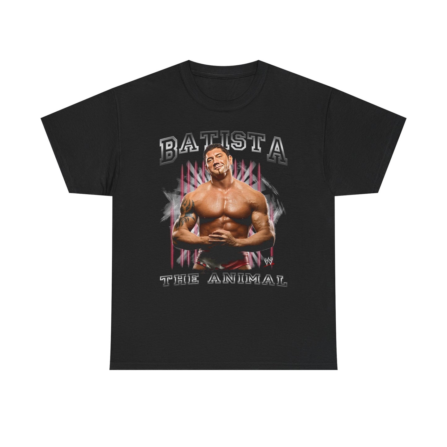 Batista The Animal Flex Pose Black T-shirt