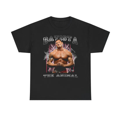Batista The Animal Flex Pose Black T-shirt